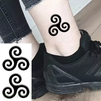 Vízálló Ideiglenes Tetoválás Matrica Kínai felhőt virág fekete kis tatto flash tetoválás hamis tetoválás férfi női gyerek