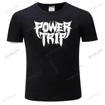 Neu Hatalmi Thrash Metal Zenekar, Logo Póló Harajuku Vicces Póló pamut király tshirt a férfiak nyári divat póló euro méret