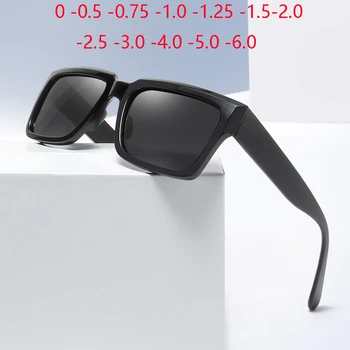 Színes Négyzet Polarizált Napszemüveg Kapható Szemüvegek Sport TR90 Anti-Vakító fény Rövidlátó Szemüveg Dioptria-0.5-Re -0.75, Hogy -6