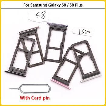 Samsung Galaxy S8 G950 G950F S8 Plusz G955 G955F Ház Új SIM Kártya Adapter, Valamint a Micro SD Kártya Tálcát tartó Kártya pin