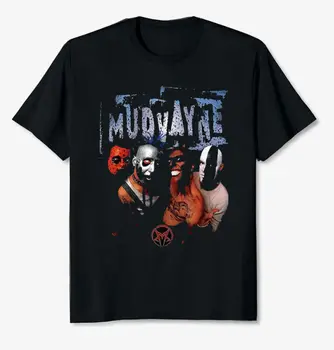A Mudvayne Heavy Metal Zenekar, Unisex Fekete Póló Mudvayne Póló Méret S-3XL