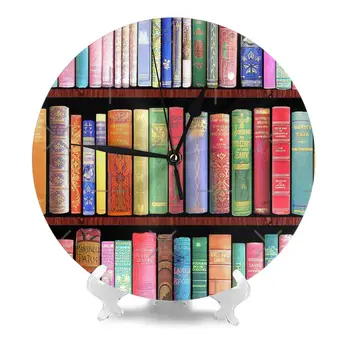 Könyvmoly Antik Könyv, Könyvtár Régi Órák, Fali Dekor Szoba Fali Óra Flip Clock Modern Dekoráció Digitális Asztali Óra