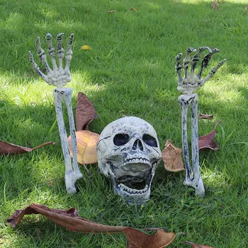 1 Állítsa Esqueleto halloween Csontváz Dekoráció Halloween Horror Élve Eltemetett Csontváz, Koponya, Kert, Gyep, Udvar