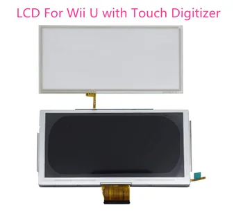 Csere WiiU Wii U LCD Képernyő Kijelző érintőképernyő Üveg Digitalizáló a Nintend WII U Gamepad LCD Alssembly