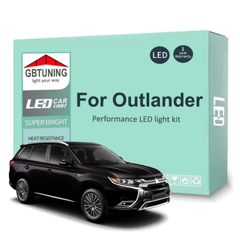 LED Lámpa Izzó Készlet Mitsubishi Outlander 1 2 3 i II III 2001-2017 2018 2019 2020 2021 Autó LED Lámpa Canbus hibamentes