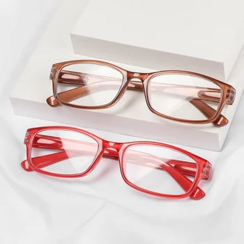 Unisex Divat Ultrakönnyű Olvasó Szemüveg PC Keret Hordozható Presbyopic Szemüveget Nagy felbontású Vision Care +1.0~+4.0