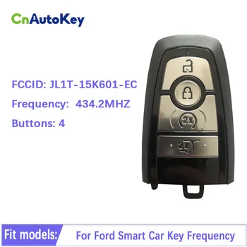 CN018098 Része Nem JL1T-15K601-EK Távoli Smart Auto Autó Kulcs Ellenőrzés Ford 434.2 MHz-es Transzponder HITAG PRO PENGÉT, Logó