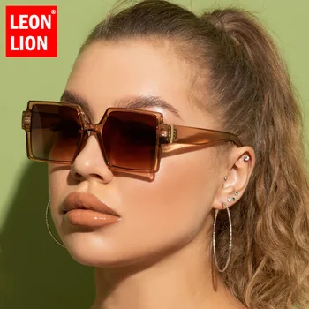 Leonlion Tér Napszemüveg Nők 2021 Luxus Márkájú napszemüvegek Férfi Gradiens Árnyalatok a Nők Nagykereskedelmi Lentes De Sol Mujer