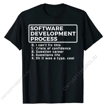 A szoftver Fejlesztési Folyamat Programozó Kocka Kóder Ajándék Póló, Vicces Ember Maximum Póló Nyomtatás, póló, Pamut, Egyedi