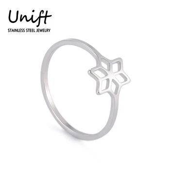 Unift Egyszerű Romantikus Rombusz Virág Gyűrű Finom Ujj Gyűrű Női Divat Kiegészítők Parti Ékszer Szerető Ajándékok Forró Eladó