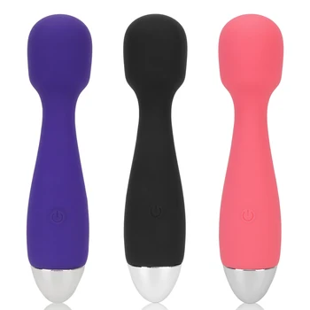 Vagina Masszírozó G-pontot Stimulátor 10 Mód Felnőtt Termékek USB Töltés Női Maszturbáció AV Stick Vibrátor