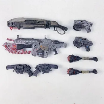 Gears of War Szörnyek, Katonák, Fegyverek Fegyver Tartozékok mini figurák akció játékok, gyermek, Ajándékok, Játékok