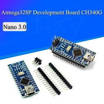 Atmega328 MINI USB Nano V3.0 ATmega328P CH340G 5V 16M Mikro-vezérlő testület az Arduino 328P NANO 3.0 CH340