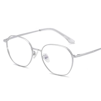 Viodream Koreai Divat Sokszög Tiszta Titán Szemüveg Női Széles Széle Szabálytalan Keret Optikai Szemüveg Keret Oculos De Grau
