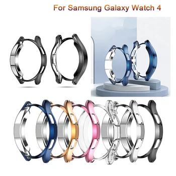 Galvanizáló védőtok Samsung Galaxy Óra 4 Klasszikus 42mm 46mm Védő Keret Fedezi TPU Shell Galaxy Watch4 tok Új