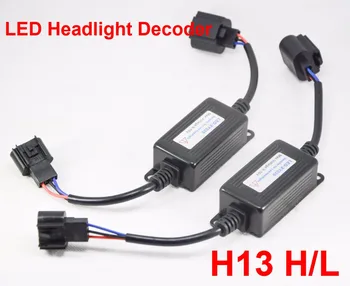 2DB LED-es DEKÓDER H1 H4 H7 H11 9005 9006 9012 H13 9007 H15 H/L-Fényszóró Hiba Ingyenes Canbus Kondenzátor Anti-Hyper Flash Pislogott Alkatrészek