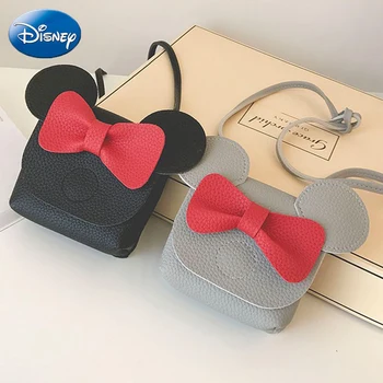 Disney Mickey Egér gyermekek pu messenger bag lány, Minnie, Hercegnő válltáska Hölgy táskáját gyerekek divat bevásárló táska ajándék