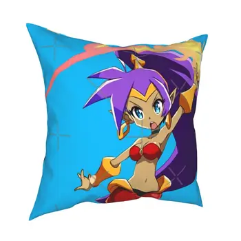 Shantae Fél Dzsinn Párna Burkolata Anime Esetben Türkiz Párnahuzat Dekoráció