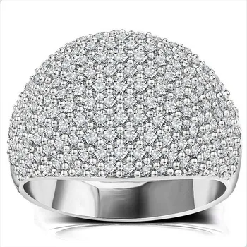 Női Divat /Arany Gyűrű Évforduló Ajándék Eljegyzési jegygyűrű Ékszer Mérete 6-10