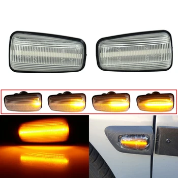 Szekvenciális Villogó Lámpa LED Dinamikus Oldalsó Helyzetjelző Lámpa Peugeot 106 II 306 406 806 Szakértő Partner Ranch Index Indikátor