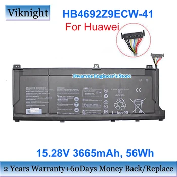 Valódi HB4692Z9ECW-41 Akkumulátor Huawei Honor Magicbook 14 Matebook D 14 MateBook D 14-53010TVS 15.28 V 3665mAh 56Wh Laptop