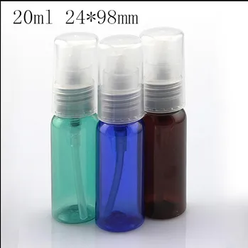 20ml műanyag szivattyú Üres Csomagolás palack Testápoló, tusfürdő, Sampon Originales Újratölthető minta Üres Kozmetikai Konténerek