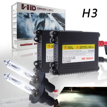 55W 2X Glofe Hid H3 Ködlámpa Készlet Hummer H3 2006-2010 H3T 2009-2010 5000K