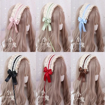 Multicolor Lolita Hairband Puha Lány Dimenziós Lány Lolita Hairband Aranyos Baitasen Fejfedőt Hairband