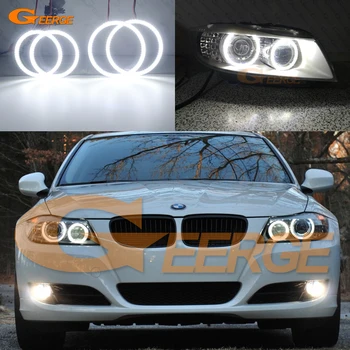 BMW 3-as Sorozat E90 E91 LCI 2009-2012 Ultra fényes SMD LED Angel eyes halo gyűrű készlet Nap Fény Autó stílus Tartozékok