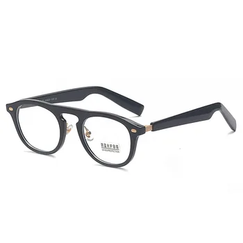 TR90 Retro Kerek Keret Anti Kék Fény Szemüveg Egyetlen Sugár Szemüveg