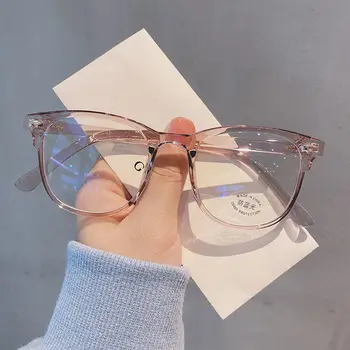 2021 Női Férfi Szögletes Szemüveg Átlátszó Műanyag Keret, Szemüveg Dioptria Rövidlátás -1.0-1.5-2.0-2.5-3.0 Hogy-6.0 Szemüveg