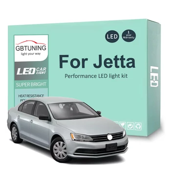 LED Lámpa Izzó Készlet Volkswagen VW Jetta Bora Vento MK4 MK5 MK6 IV V VI 1999-2016 Autó LED Dóm Térkép Csomagtartóban Lámpa Canbus
