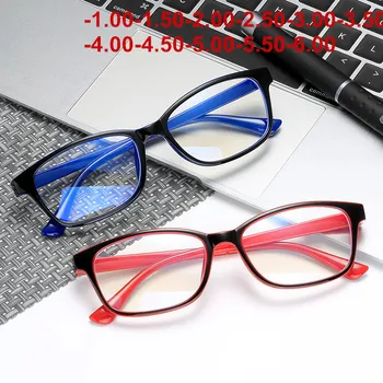 2021 Új Kész Rövidlátás Szemüveg Optikai Anti-Kék Fény Szemüveg, Nők, Férfiak, Rövidlátó, Szemüveges-1.0-1.5-2.0-2.5-3.0-3.5 Hogy-6.0