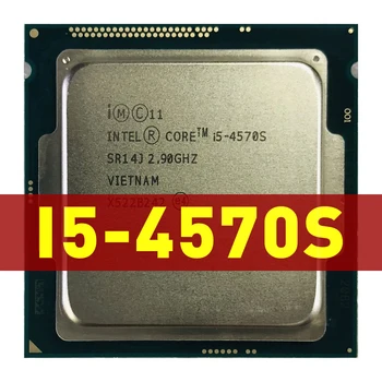 Intel Core i5-4570S i5 4570s 2.9 GHz-es Quad-Core Quad-Szál CPU Processzor 6M 65W LGA 1150 Támogatás H81 B85 Alaplap
