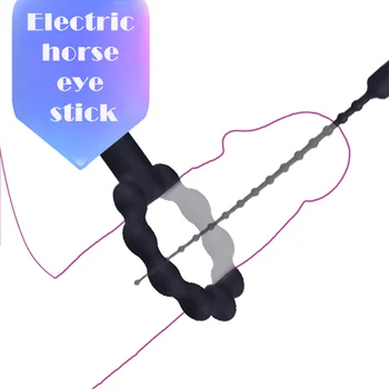 Elektromos Ló Szeme Stick Húgycső Katéter Tágítót Stimuláció Pénisz Plug Lapkák Hangzó Felnőtt Szexuális Játékszerek Férfiaknak Meleg Felnőtt