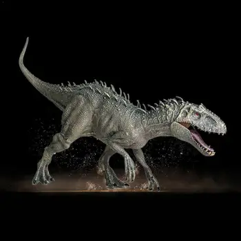 Új Jurassic Tyrannosaurus Dinossauro Modell Nyitott szájú Állat Ajándék Modell Szimulált Nagy Játék A Gyerek K5E0